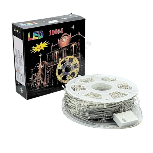LEDFÜZÉR 1/10 100 M,800 LED MELEGFEHÉR