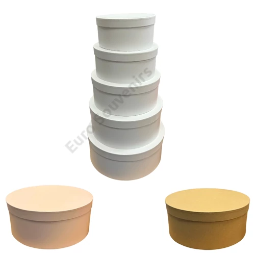 PAPÍRDOBOZ 5 DB 1/6 19x9;22x10;25x11;28x12;31x12,5 cm 3 SZÍNBEN
