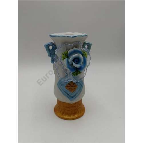 VÁZA 3/96 KÉKES 6x15 cm