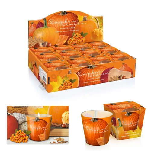 GYERTYA ILLATOS "PUMPKIN SEASON" 115 GR. 30 ÓRA