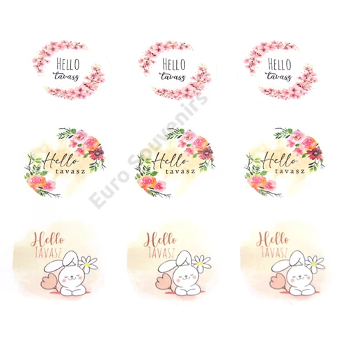 MATRICA 12 db, Hello Tavasz, KEREK 4 cm