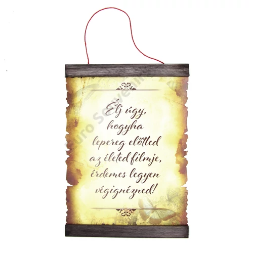 PERGAMEN ÉLJ ÚGY 20x28 cm
