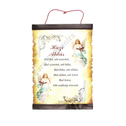 PERGAMEN HÁZI ÁLDÁS 20cmx28cm