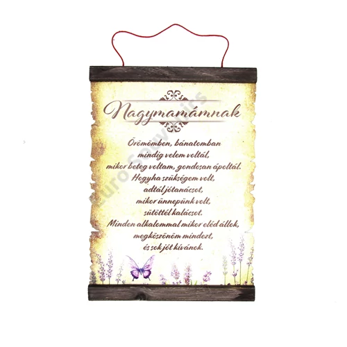 PERGAMEN NAGYMAMÁMNAK 20cmx28cm