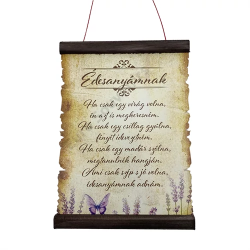 PERGAMEN ÉDESANYÁMNAK 20X28 CM
