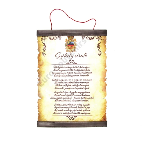 PERGAMEN SZÉKELY SIRATÓ 20cmx28cm