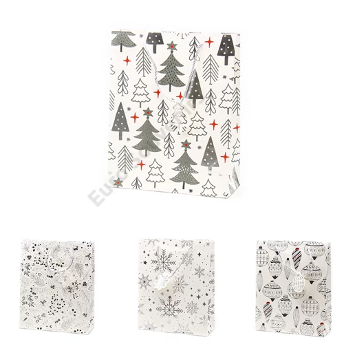 AJÁNDÉKTASAK KARÁCSONYI 12/720 18x23x10 cm 4 FÉLE