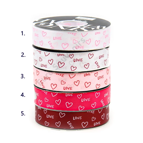 SZALAG SZÍVES 25mmX35m 8/192 5 SZÍNBEN