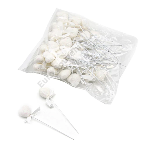 PÁLCÁS SZÍV 50 DB 1/100 11 cm FEHÉR