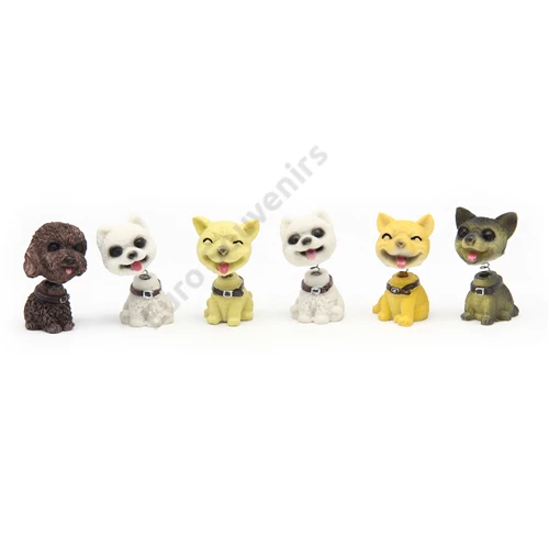KUTYA RUGÓS FEJŰ 6/480 6x3,5x2 cm 6 FÉLE