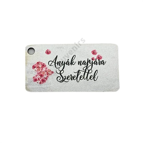 FA TÁBLÁCSKA - ANYÁK NAPJÁRA SZERETETTEL 6,5x3,5 cm