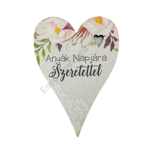 FRANCIA SZÍV - ANYÁK NAPJÁRA SZERETETTEL 8,5 cm