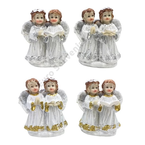 ANGYALPÁR 4/288 5x3x7 cm ARANY,EZÜST 2 FÉLE