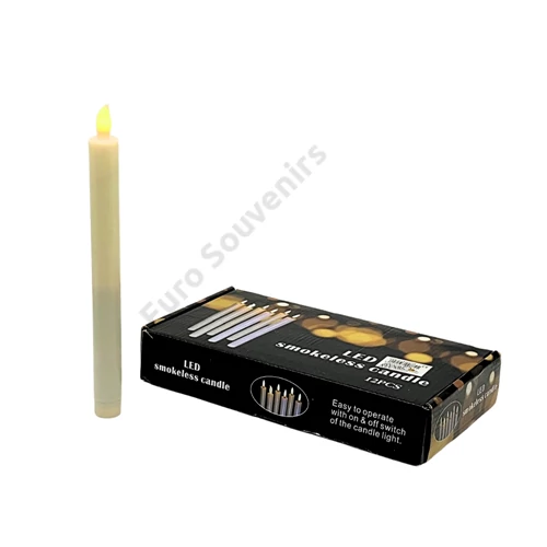 GYERTYA LEDES 12/480 25,5 cm MELEG FÉNYŰ