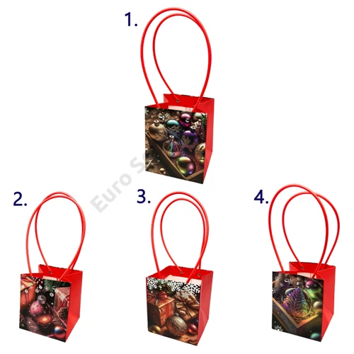 VIRÁGTASAK KARÁCSONYI 10/480 13x12x15 cm 4 FÉLE 