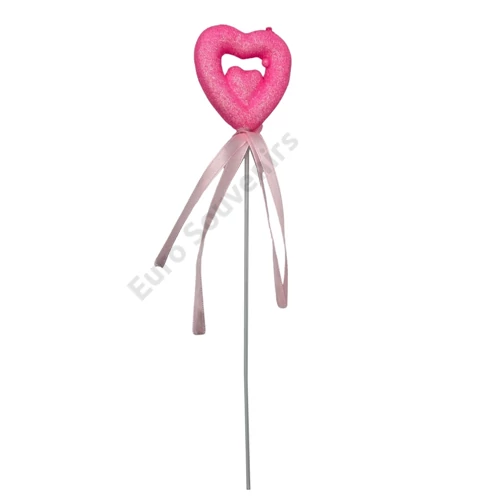 SZÍV PÁLCÁS 12 DB 1/200 RÓZSASZÍN 23,5 cm