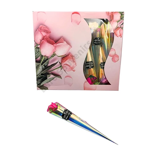 SZAPPANRÓZSASZÁL CSOMAGOLT 22/384 30 cm 3 SZÍNBEN 