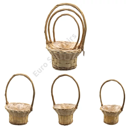 FONOTT KOSÁR BÉLELT 3 DB 1/40 29x48;23x19x38 cm NATÚR