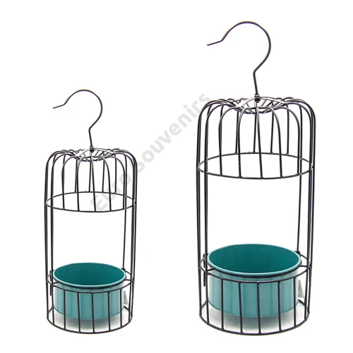 KALITKA FÉM 2 DB 1/12 52x16x8 cm, 62x19x12 cm FEKETE