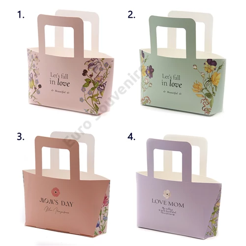 VIRÁGTASAK 5 DB 1/100 14x8x24 cm 4 SZÍNBEN