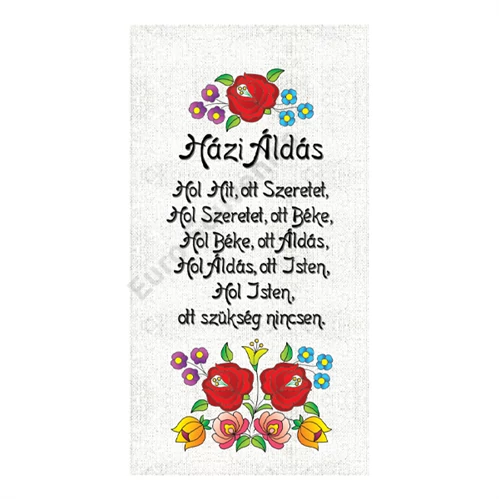 FATÁBLA HÁZI ÁLDÁS 14,3x25,5 cm 