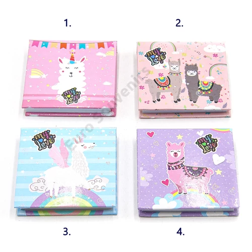 NOTESZ MINI LÁMÁS 12/576 8x8 cm 4 FÉLE