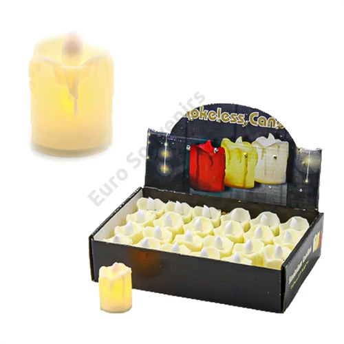 GYERTYA LEDES MELEG FÉNYŰ 24/960 3,8x6 cm 