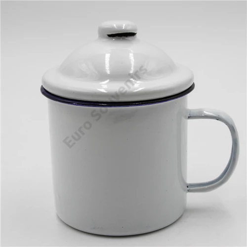 BÖGRE 1/60 ZOMÁNCOZOTT FEDÉLLEL 8x7,5cm+3cm