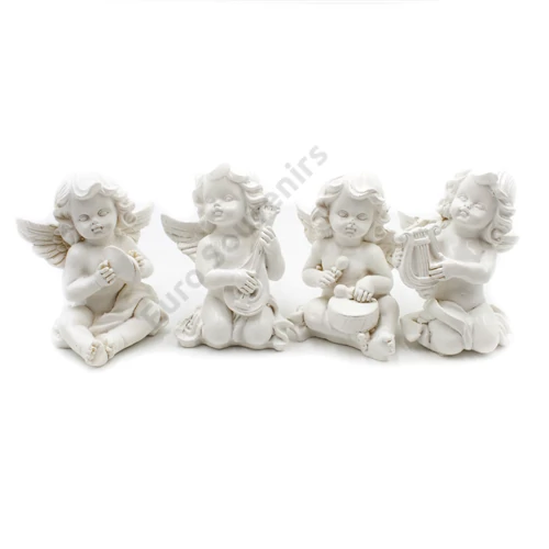 ANGYAL ÜLŐ HANGSZERREL 4/240 10x7x5 cm 4 FÉLE