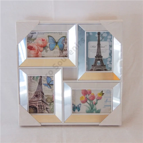 KÉPKERET 1/12  4 ABLAKOS 37x37CM TÜKRÖS