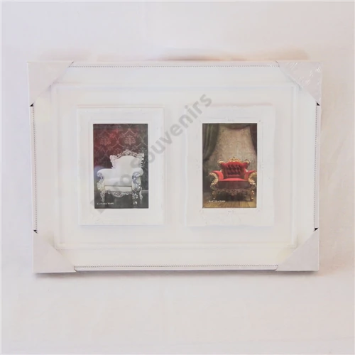 KÉPKERET 1/12  2 ABLAKOS 45x33 CM FEHÉR