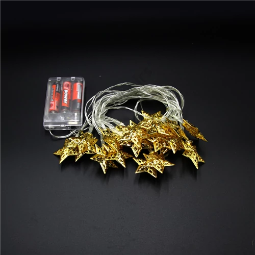 LEDFŰZÉR 20 DB CSILLAGGAL1/100 ARANY ELEMES 315 CM