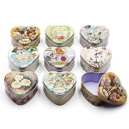 FÉMDOBOZ SZÍV ALAKÚ 1/240 9,5X9 CM