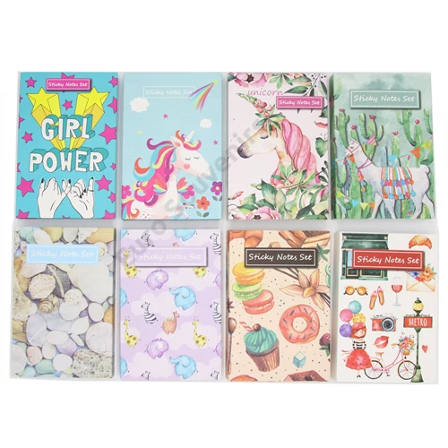 NOTESZ STICKY NOTES 1/96 8 féle 16.5x11.5 cm