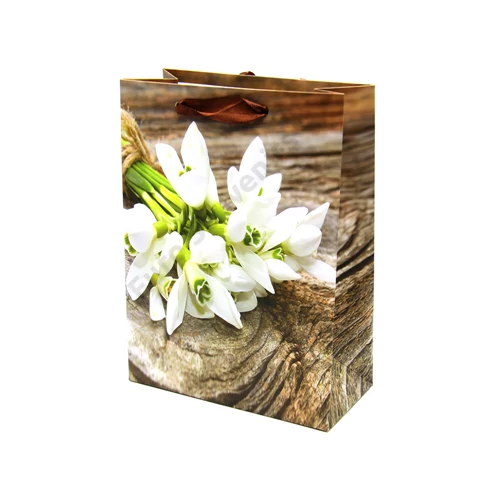 AJÁNDÉKTASAK VIRÁGOS 12/720 4 féle 24x18 cm