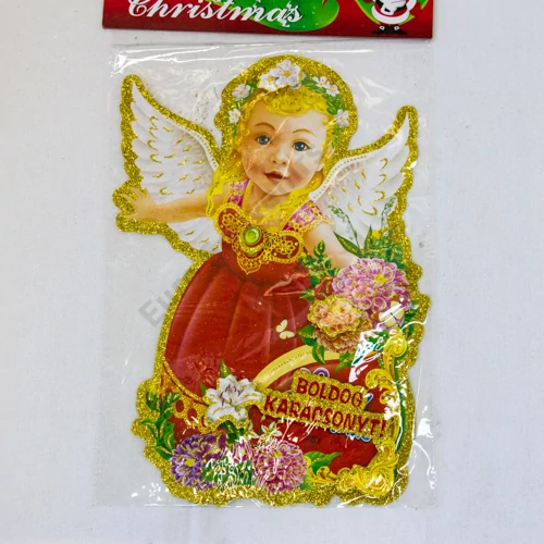 PAPÍR DÍSZ,ANGYALOS 10/800 25x37 cm