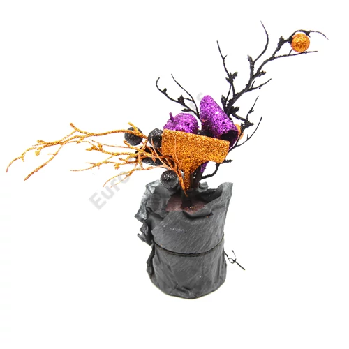 HALLOWEEN ASZTAL DÍSZ MASNIVAL 6/48/144 23x6 cm