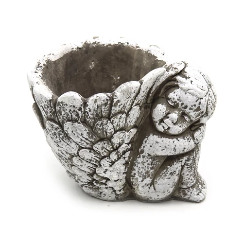 KŐKASPÓ ANGYALLAL 1/16 16,5x11,5x13 cm 