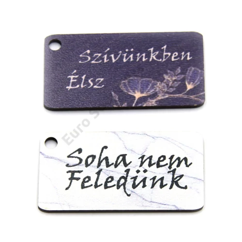 FA TÁBLÁCSKA - KEGYELETI- MÁRVÁNY, BARNA- 3 FÉLE 6,5x3 cm
