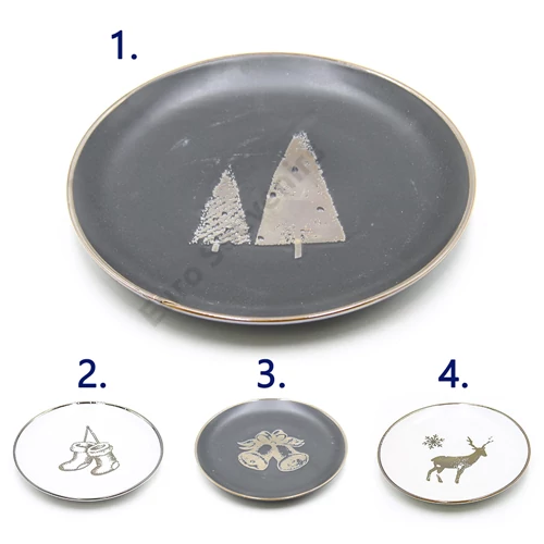 TÁNYÉR 6/24 KARÁCSONYI 26,5 CM 4 FÉLE