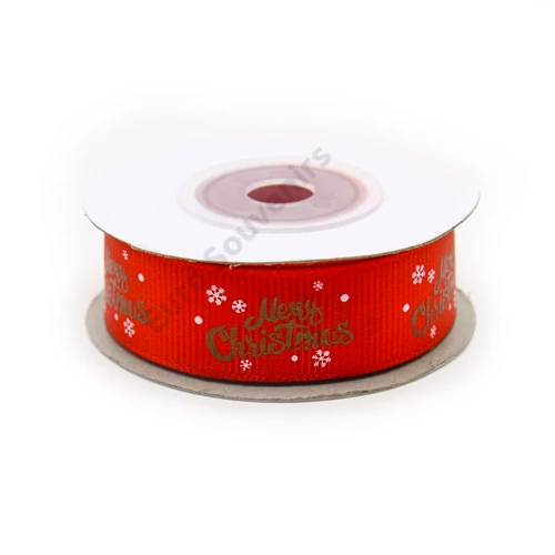 SZALAG KARÁCSONYI 20mmx9m 1/434  PIROS