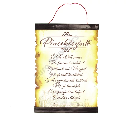 PERGAMEN PINCEKÖSZÖNTŐ 20cmx28cm