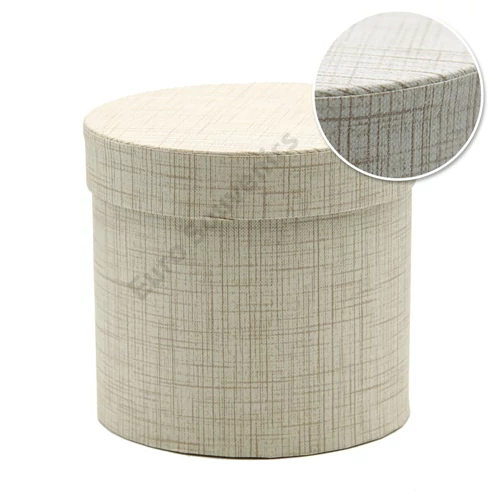 PAPÍRDOBOZ HENGER 4/96 12x11,7 cm KRÉM