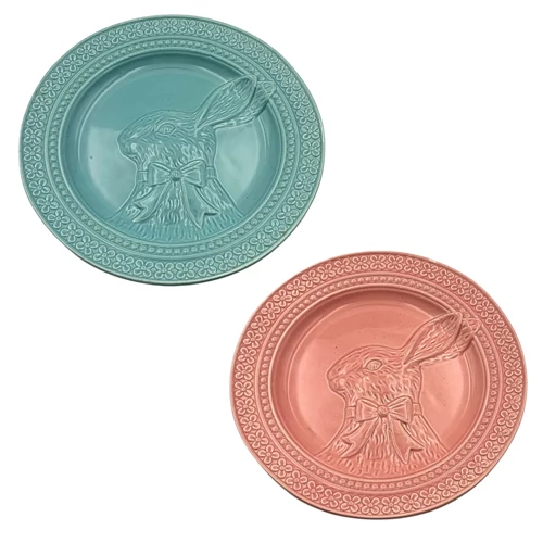 TÁNYÉR NYUSZIS 8/32 21,5 cm 2 SZÍNBEN