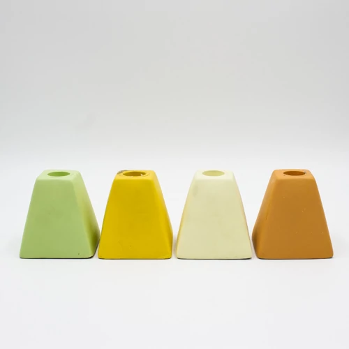 GYERTYATARTÓ 12/72 7x7,5x4 cm 4 SZÍN