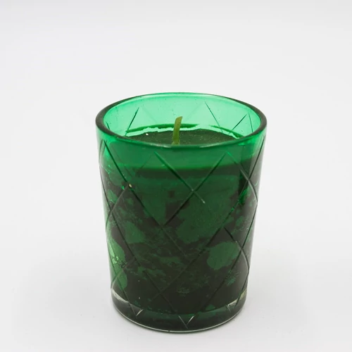 GYERTYA 12/48 ZÖLD 5x7 cm