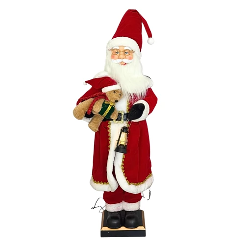 MIKULÁS MOZGÓ,ZENÉLŐ 1/4 110 cm