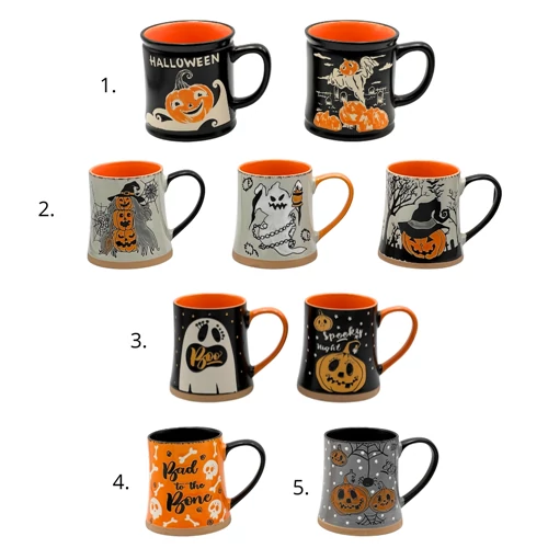 BÖGRE HALLOWEEN 12/48 11x11,5 cm TÖBB FÉLE