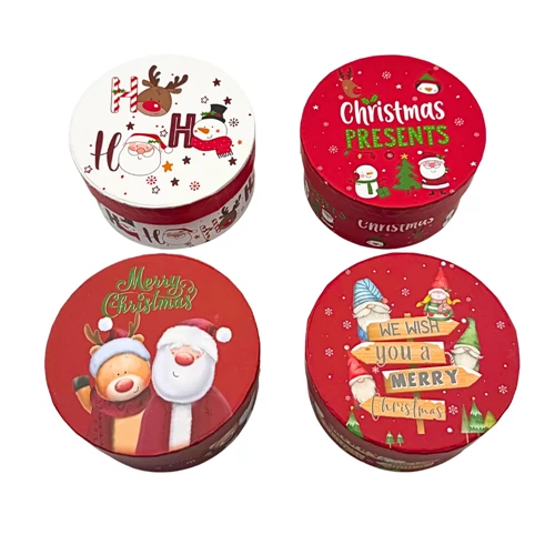 PAPÍRDOBOZ KARÁCSONYI 12/216 10,8x5,2 cm 4 FÉLE