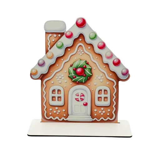 ÓRIÁS DÍSZÍTHETŐ MÉZESKALÁCS TALPAS HÁZIKÓ 22x23,5 cm